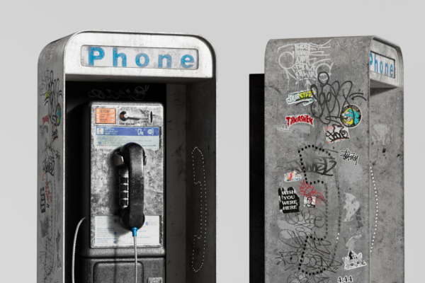 NYC Collection_STREET_PROPS_Payphone_03_Cc